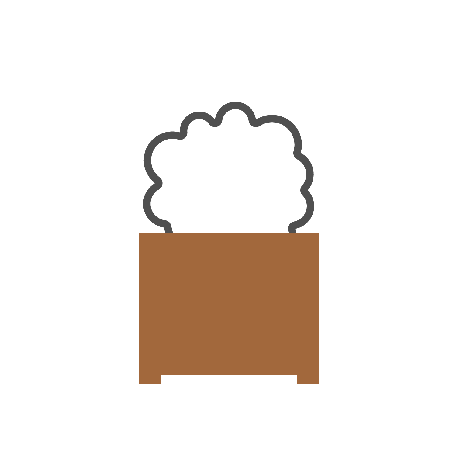  Cortenstahl Pflanzkübel