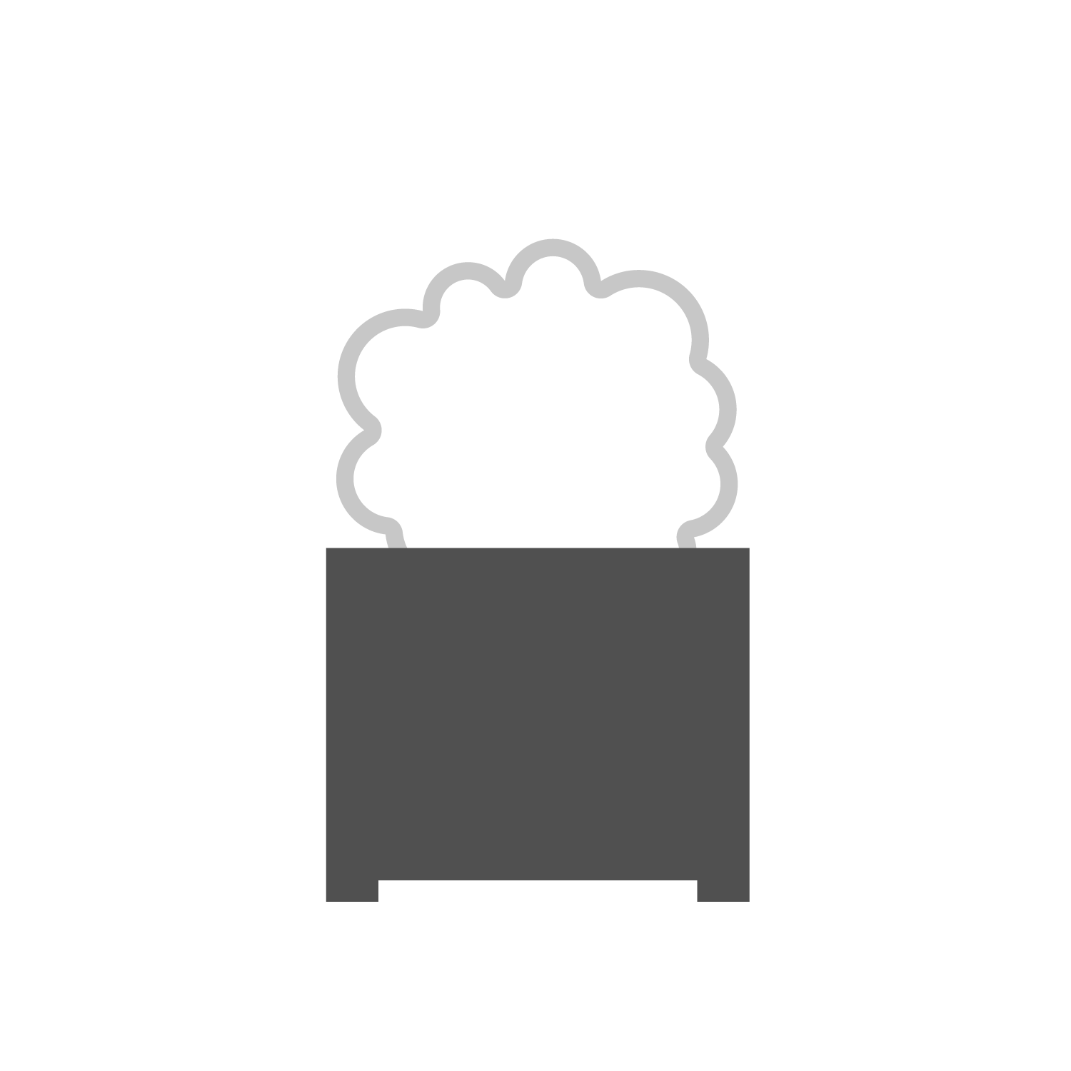  Cortenstahl Pflanzkübel