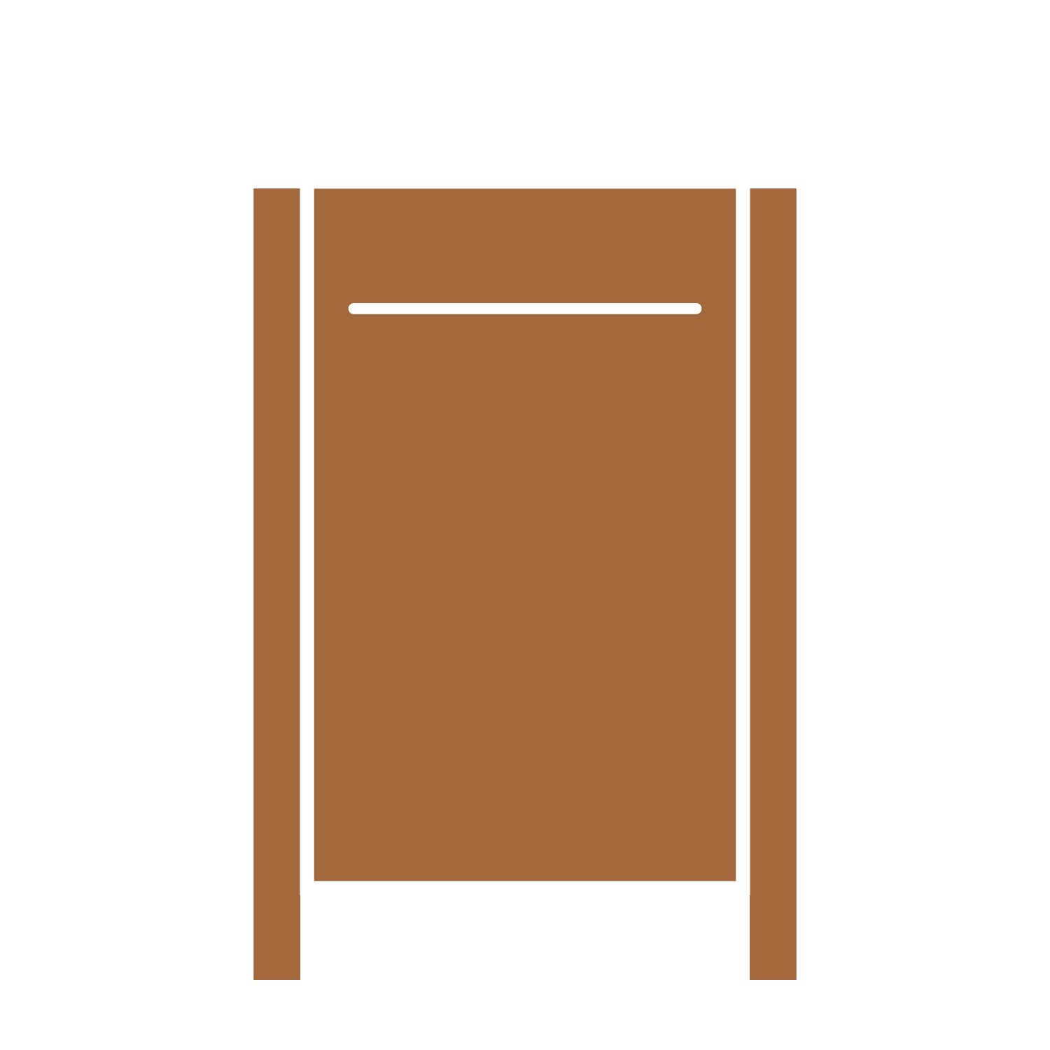  Cortenstahl Briefkasten