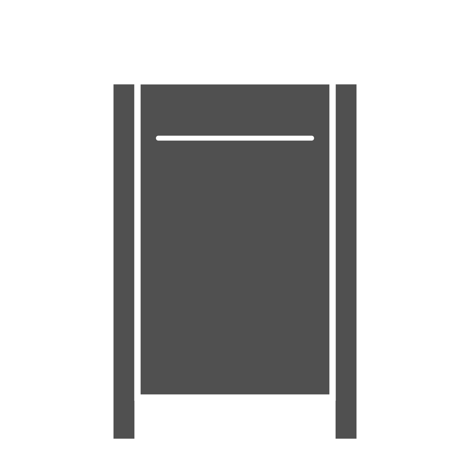  Cortenstahl Briefkasten