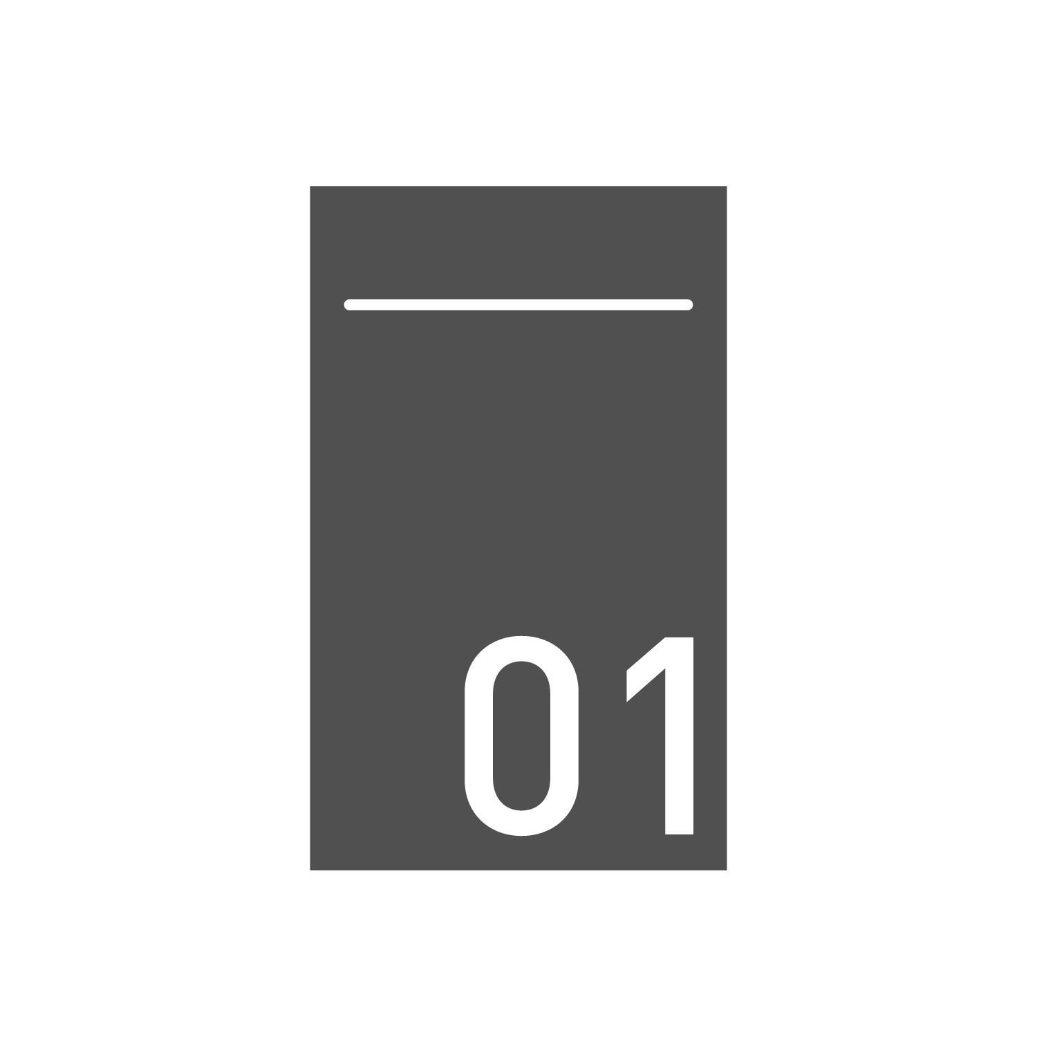  Selbstklebende Hausnummern