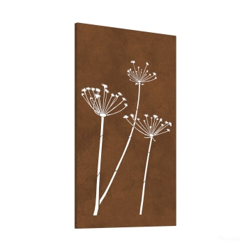 Cortenstahl Paneel Natur