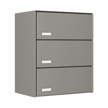 Briefkastenanlage Oslo for Three Grau