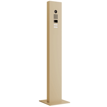 Gegensprechanlage mit Standfuß inklusive Bodenplatte Smart for Two Doorbird D1102V  in Beige