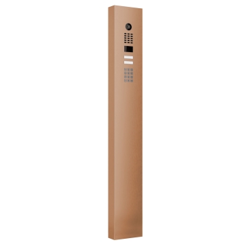 Gegensprechanlage mit Standfuß Smart for Two Doorbird D1102KV mit Keypad Modul in Bronze-Optik