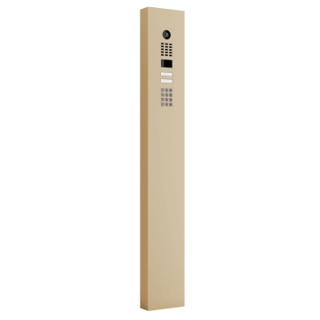 Gegensprechanlage mit Standfuß Smart for Two Doorbird D1102KV mit Keypad Modul in Beige