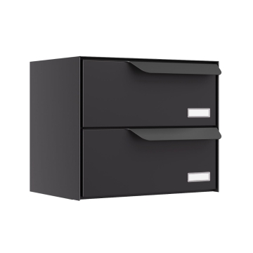 Briefkastenanlage Amsterdam for Two in Schwarz