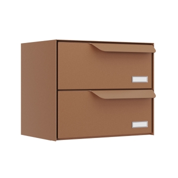 Briefkastenanlage Amsterdam for Two in Rost
