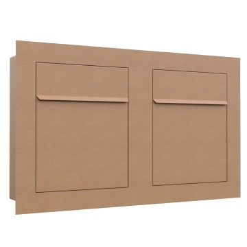 Einbaubriefkasten Bari for Two in Rost