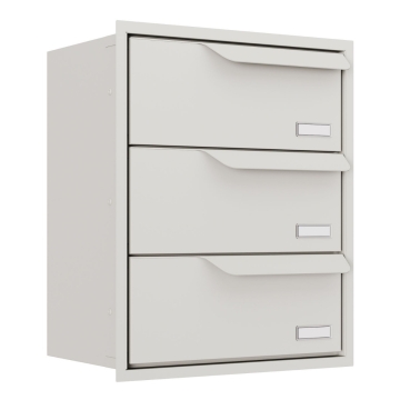 Einbaubriefkasten Eindhoven for Three in Weiß