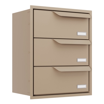 Einbaubriefkasten Eindhoven for Three in Beige