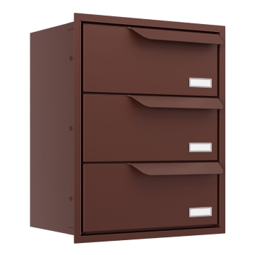 Einbaubriefkasten Eindhoven for Three in Braun