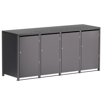 Mülltonnenbox Hugo 4er 240L in Anthrazit