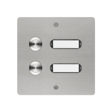 Etagenplatte ETA 502 mit Türklingel für 2 Wohneinheiten