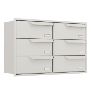 Einbaubriefkasten Eindhoven for Six in Weiß