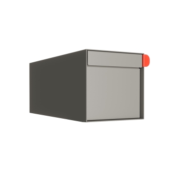 Amerikanischer Briefkasten Americano Grau | Wand