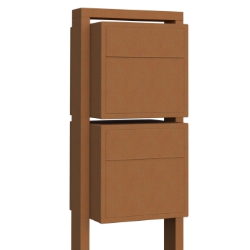 Briefkastenanlage Soprano for Two Rost