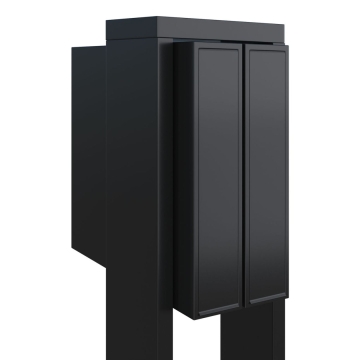 Briefkastenanlage Flag for Two Schwarz