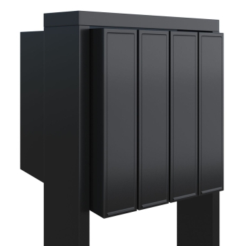 Briefkastenanlage Flag for Four Schwarz