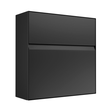 Briefkasten Valencia in Schwarz