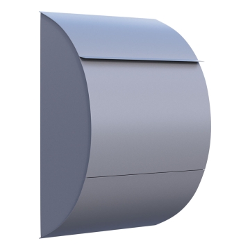 Briefkasten Jumbo Grau Metallic
