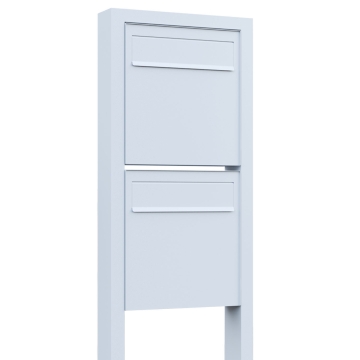 Zaunbriefkasten Latina Stand for Two in Weiß