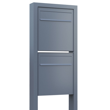 Zaunbriefkasten Latina Stand for Two in Anthrazit