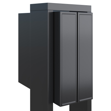 Briefkastenanlage Flag for Two Anthrazit