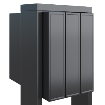 Briefkastenanlage Flag for Three Anthrazit