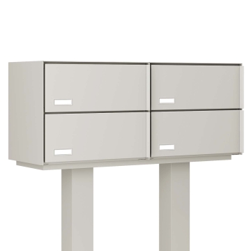 Briefkastenanlage Kopenhagen for Four Weiß