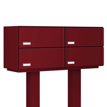 Briefkastenanlage Kopenhagen for Four Rot