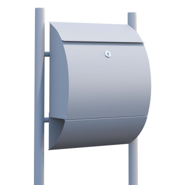 Standbriefkasten Sunshine Grau Metallic