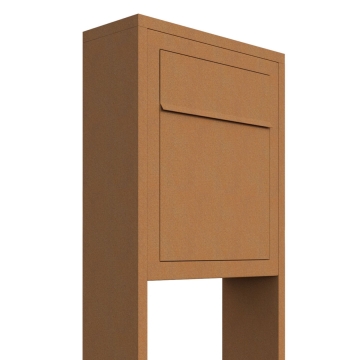 Standbriefkasten Base Rost
