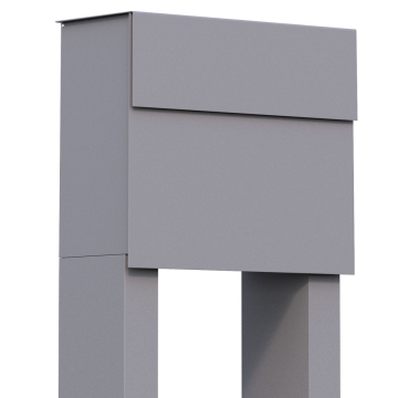 Standbriefkasten Molto Grau Metallic