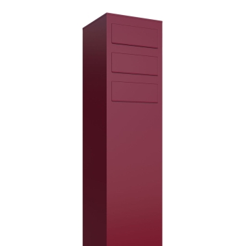 Briefkastenanlage Monolith for Three Rot