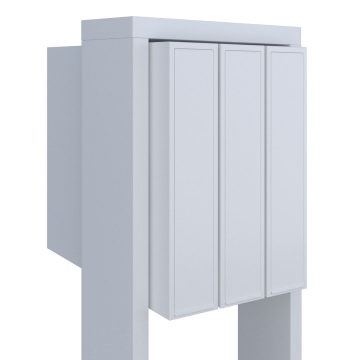 Briefkastenanlage Flag for Three Weiß