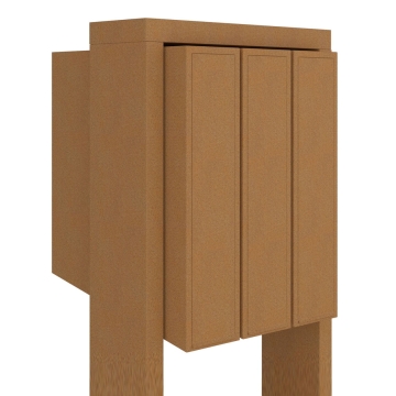 Briefkastenanlage Flag for Three Rost