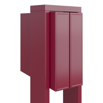 Briefkastenanlage Flag for Two Rot