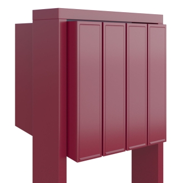 Briefkastenanlage Flag for Four Rot