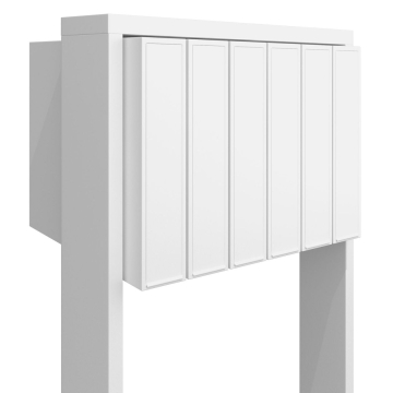 Briefkastenanlage Flag for Six Weiß