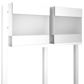 Briefkastenanlage Manhattan Special White for Two Weiß