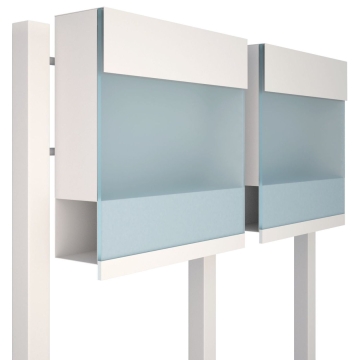 Briefkastenanlage Manhattan Special Blue for Two Weiß