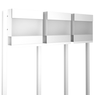 Briefkastenanlage Manhattan Special White for Three Weiß