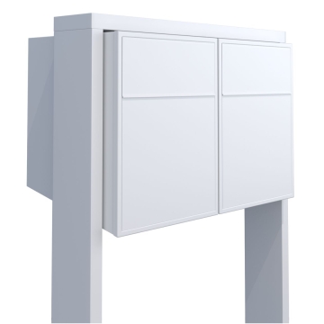 Briefkastenanlage Big Flag for Two Weiß