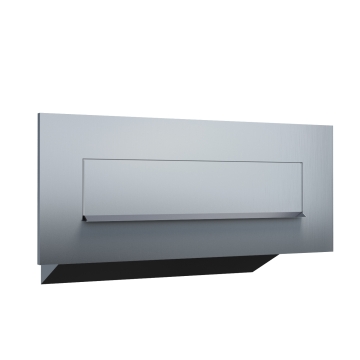 Mauerdurchwurf Briefkasten Nova aus Edelstahl