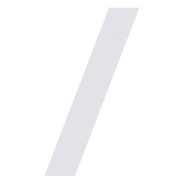 Zeichen Slash ''/'' Weiß