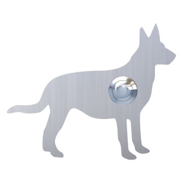 Türklingel Hund ''Emma'' Edelstahl
