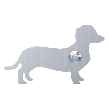 Türklingel Hund ''Charly'' Edelstahl