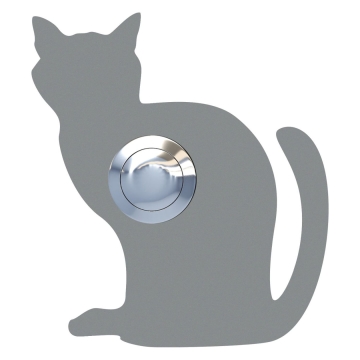 Türklingel Katze ''Luna'' Grau Metallic