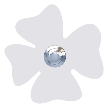 Türklingel Kleeblatt Weiß